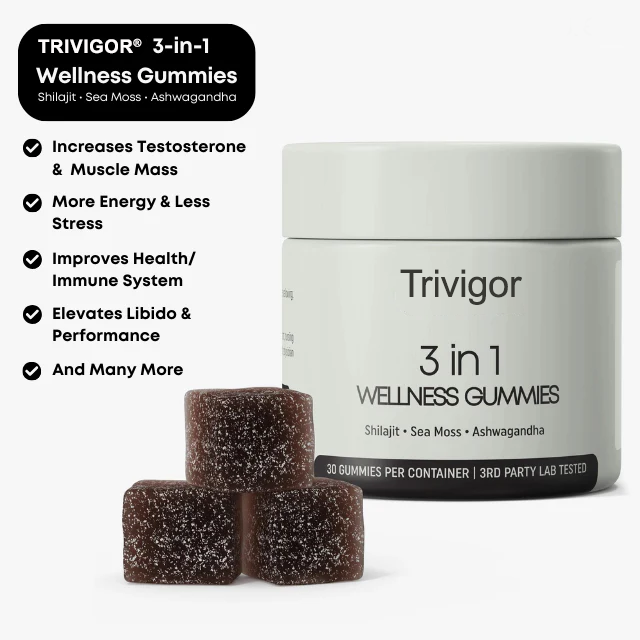Trivigor 3-in-1 Wellness Gummies